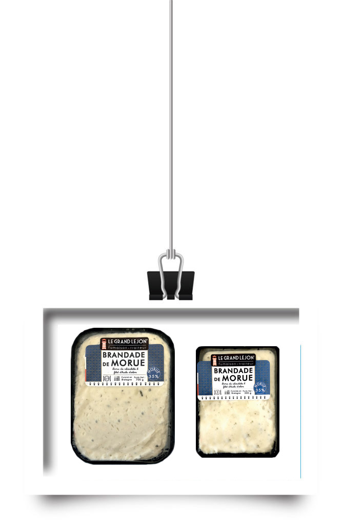 BRANDADE DE MORUE 700G ET 300G LE GRAND LEJON