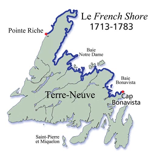 Carte du French Shore : 1783-1904