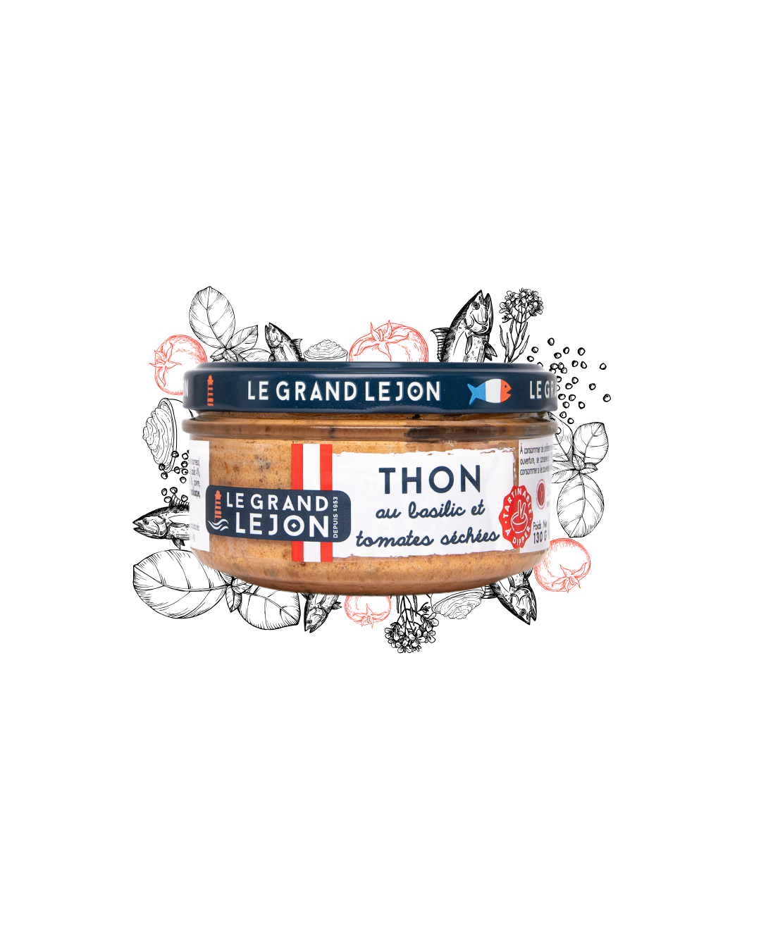 dips thon basilic grand lejon